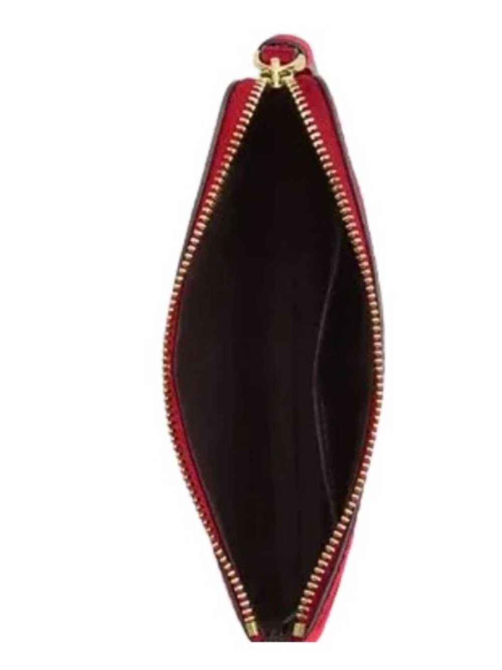 Coach Red Embossed Signature Wristlet - Picture 4 of 5